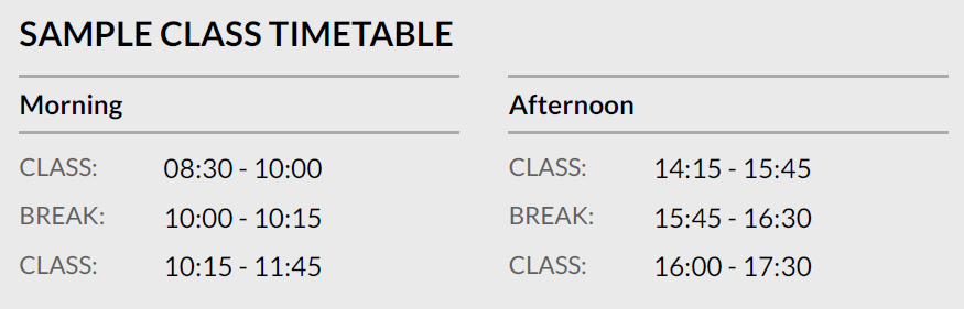 Kaplan class sample