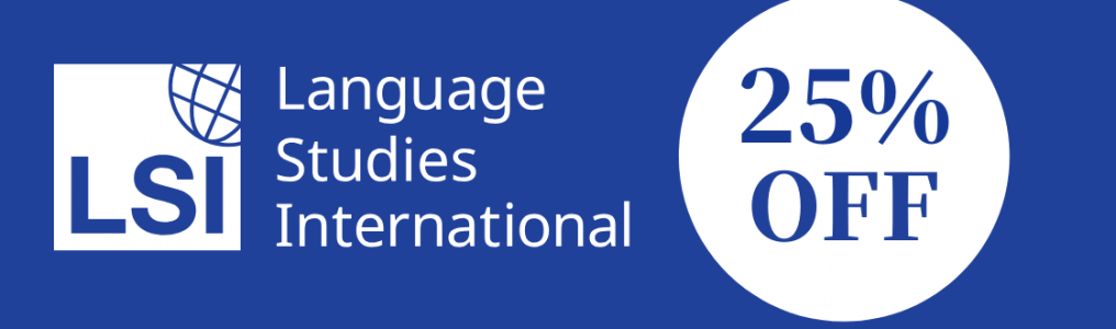 語学学校LSI（Language Studies Internaitonal）のキャンペーン、コース費用最大25%オフ