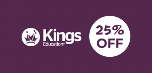 語学学校Kings Englishキャンペーン、コース費用が最大25%オフ
