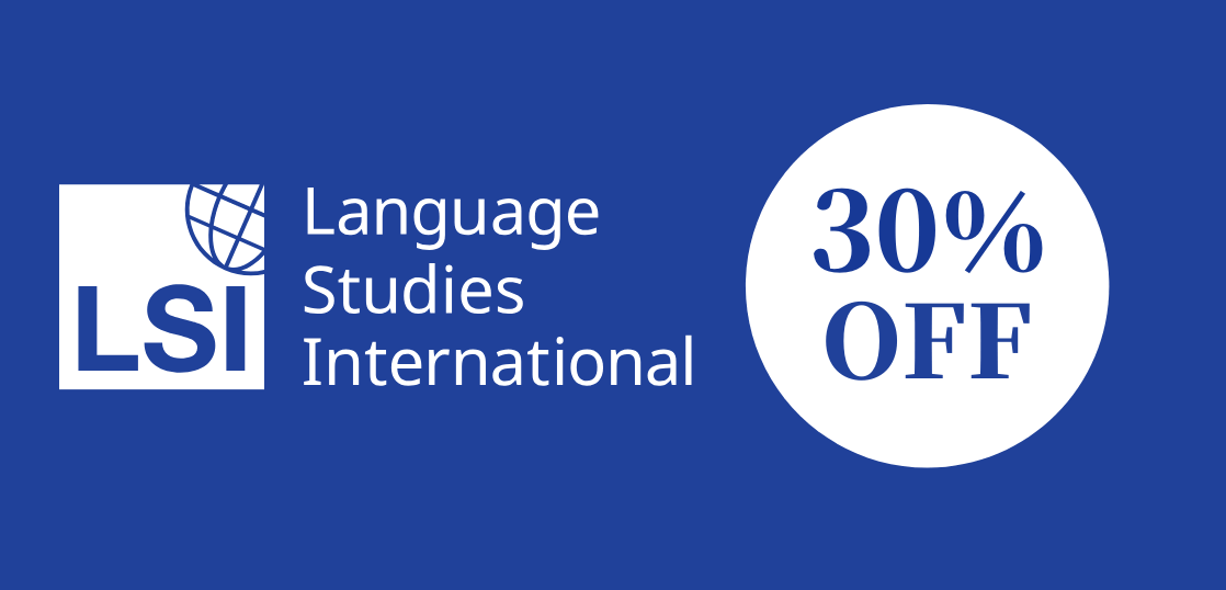 語学学校LSI（Language Studies Internaitonal）のキャンペーン、コース費用最大30%オフ