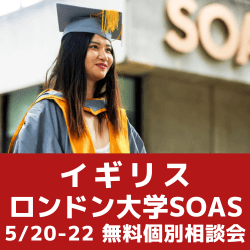ロンドン大学SOAS開発学教員との個別オンライン相談会